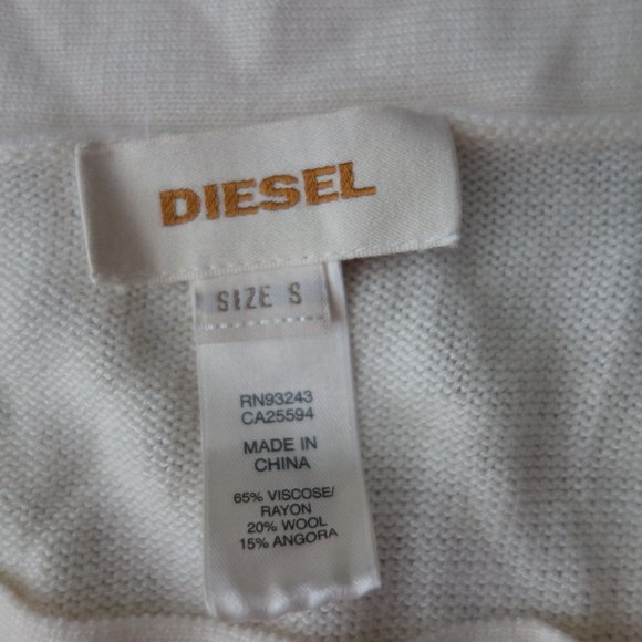 Diesel Shoulder Strap Dress Kangaroo Pocket Size S - Picture 8 of 16